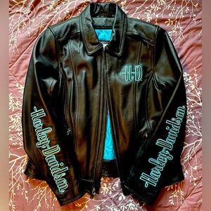 Women’s Harley Davidson Leather Jacket with Liner
